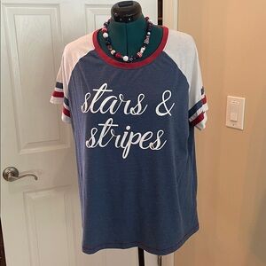 Vintage Stars and Stripes T-shirt 1X